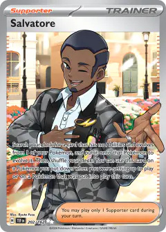 Salvatore Ultra Rare card from Temporal Forces