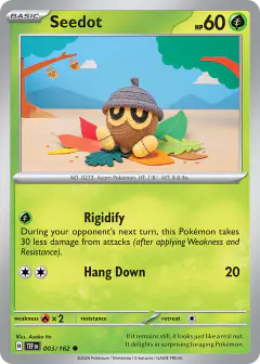 Seedot Common card from Temporal Forces