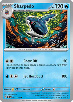 Sharpedo Uncommon card from Temporal Forces