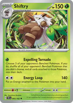 Shiftry Uncommon card from Temporal Forces