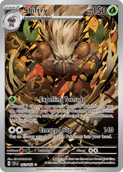 Shiftry Illustration Rare card from Temporal Forces