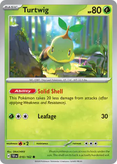 Turtwig Common card from Temporal Forces