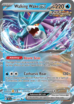 Walking Wake ex Double Rare card from Temporal Forces