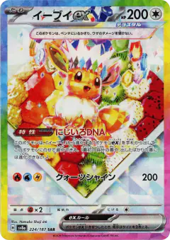 Eevee ex Special Art Rare (SAR) card from Terastal Festival ex