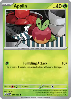 Applin Common card from Twilight Masquerade
