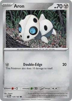 Aron Common card from Twilight Masquerade