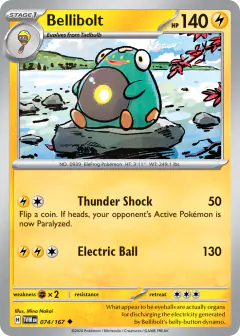 Bellibolt Uncommon card from Twilight Masquerade