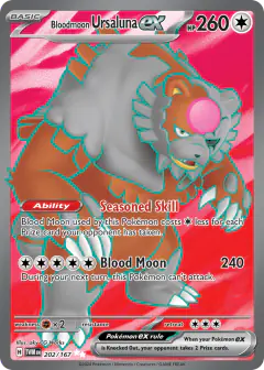 Bloodmoon Ursaluna ex Ultra Rare card from Twilight Masquerade