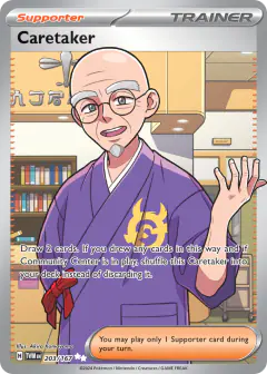 Caretaker Ultra Rare card from Twilight Masquerade