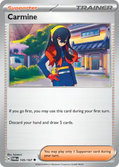 Carmine Uncommon card from Twilight Masquerade