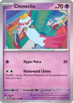Chimecho Common card from Twilight Masquerade