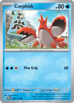 Corphish Common card from Twilight Masquerade