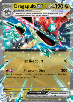 Dragapult ex Double Rare card from Twilight Masquerade