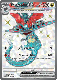 Dragapult ex Ultra Rare card from Twilight Masquerade