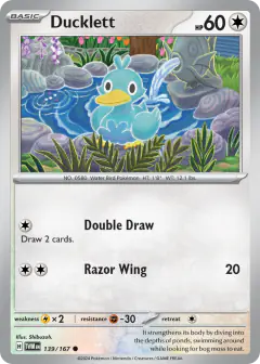Ducklett Common card from Twilight Masquerade