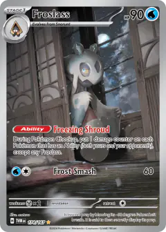 Froslass Illustration Rare card from Twilight Masquerade
