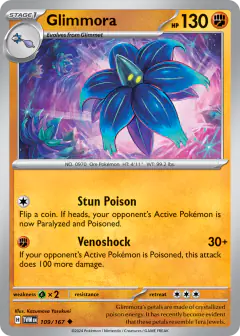 Glimmora Uncommon card from Twilight Masquerade