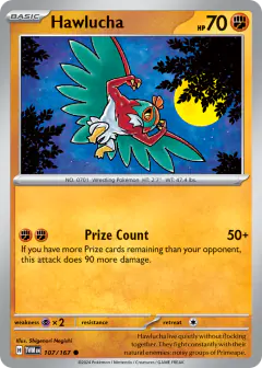 Hawlucha Common card from Twilight Masquerade