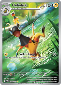 Heliolisk Illustration Rare card from Twilight Masquerade