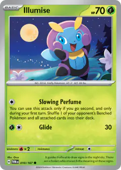 Illumise Common card from Twilight Masquerade