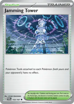 Jamming Tower Uncommon card from Twilight Masquerade