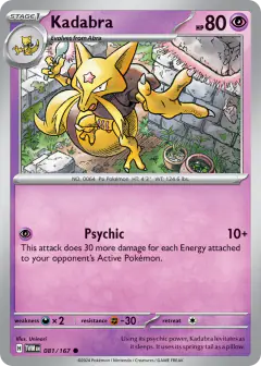 Kadabra Common card from Twilight Masquerade