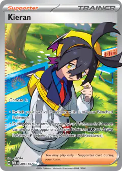 Kieran Ultra Rare card from Twilight Masquerade