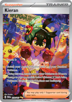 Kieran Special Illustration Rare card from Twilight Masquerade