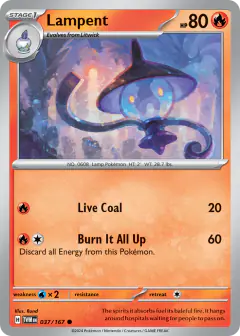 Lampent Common card from Twilight Masquerade