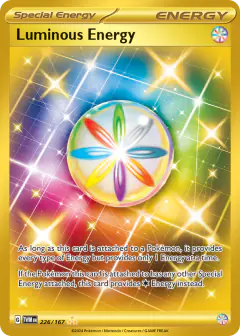 Luminous Energy Hyper Rare card from Twilight Masquerade