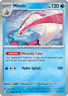 Milotic Uncommon card from Twilight Masquerade