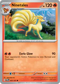 Ninetales Common card from Twilight Masquerade