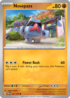 Nosepass Common card from Twilight Masquerade