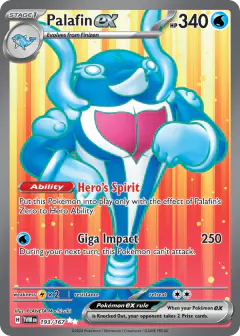 Palafin ex Ultra Rare card from Twilight Masquerade