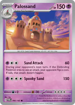 Palossand Common card from Twilight Masquerade