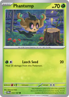 Phantump Common card from Twilight Masquerade