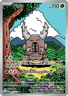 Pinsir Illustration Rare card from Twilight Masquerade