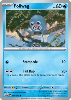 Poliwag Common card from Twilight Masquerade