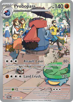 Probopass Illustration Rare card from Twilight Masquerade