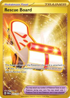 Rescue Board Hyper Rare card from Twilight Masquerade