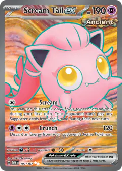 Scream Tail ex Ultra Rare card from Twilight Masquerade
