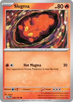Slugma Common card from Twilight Masquerade