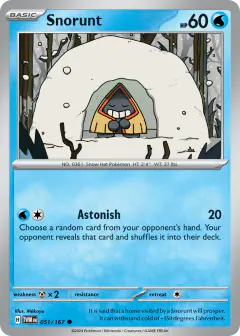 Snorunt Common card from Twilight Masquerade
