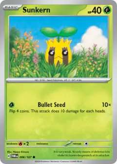 Sunkern Common card from Twilight Masquerade
