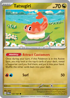 Tatsugiri Uncommon card from Twilight Masquerade