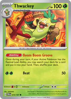 Thwackey Common card from Twilight Masquerade