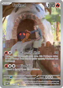 Torkoal Illustration Rare card from Twilight Masquerade