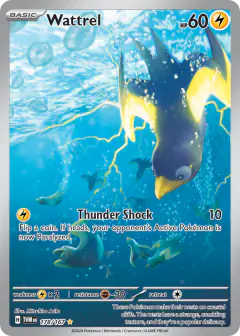 Wattrel Illustration Rare card from Twilight Masquerade
