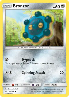 Bronzor Common card from Ultra Prism