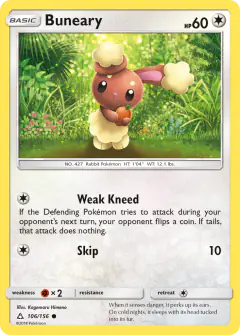 Buneary Common card from Ultra Prism